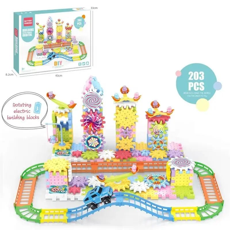 Electric Building Block Gear Toy (83pcs set)