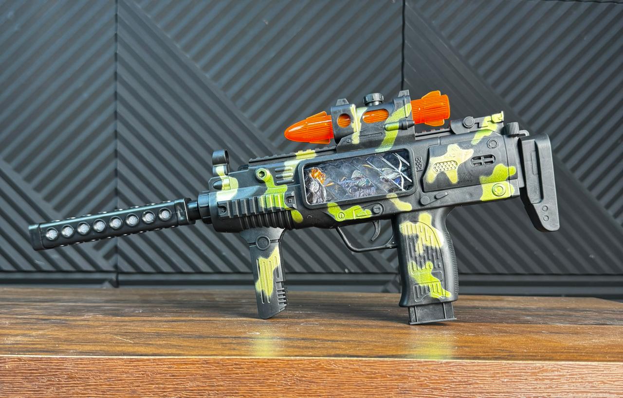 Camouflage Gun with Light and Music