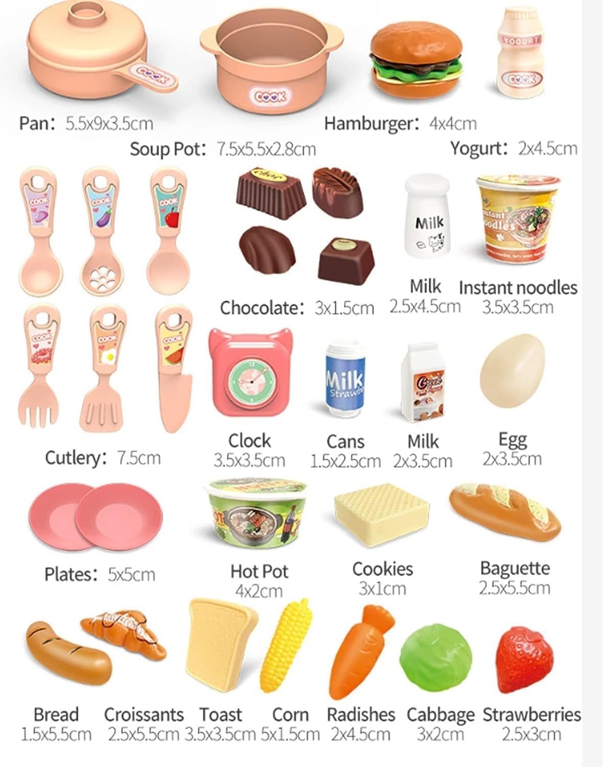 Kitchen Playset with Realistic Steam and Light (36T-7)