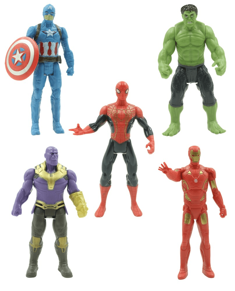 Avengers Endgame Super Hero Action Figure Toy for Kids (Pack of 5)