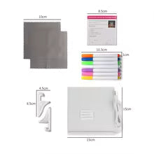 Acrylic LED Board With Colorful Night Light & 7 Neon Pens