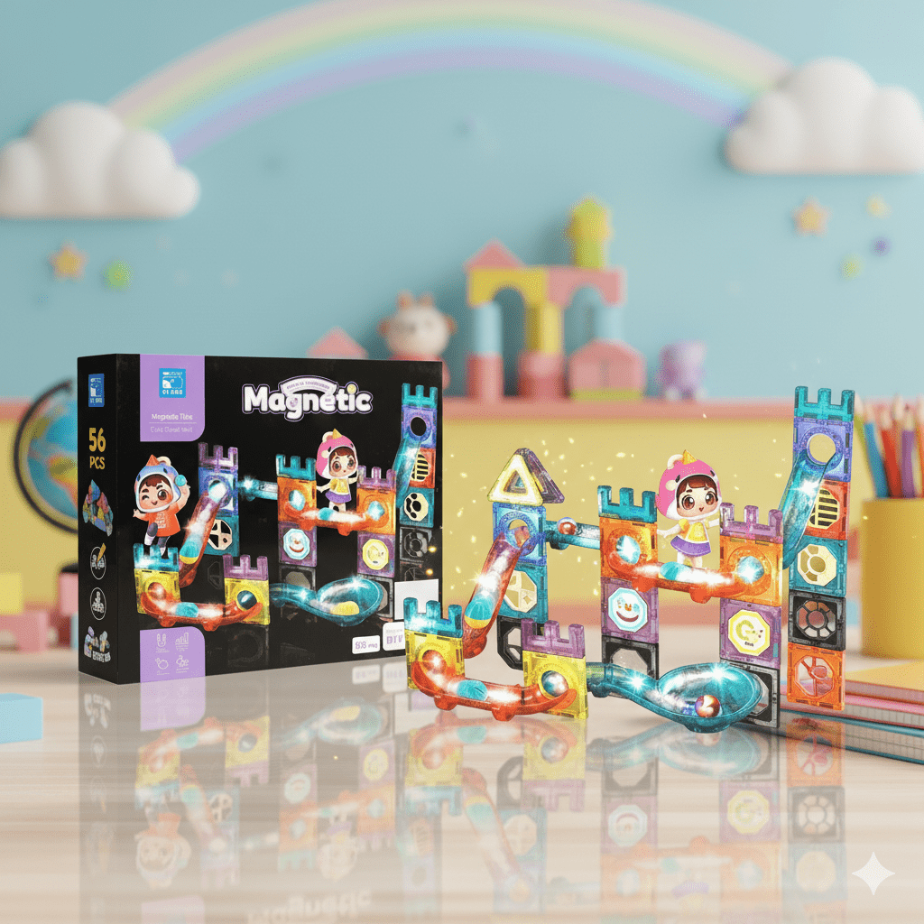 Tiles Magnetic Building Blocks for Kids