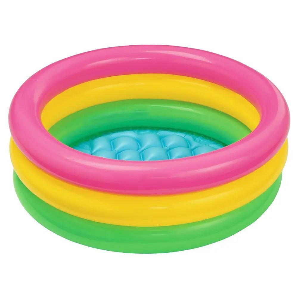 Sunset Glow Rainbow Inflatable Swimming Pool 34" x 10"