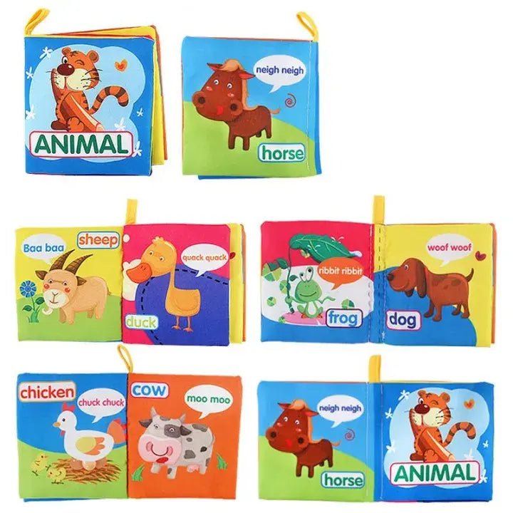 3D Early Education Cloth Book For Kids