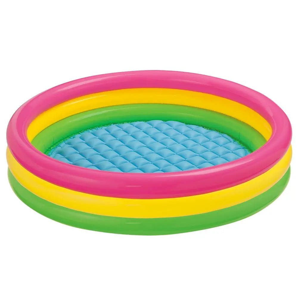 Sunset Glow Rainbow Inflatable Swimming Pool 45" x 10" (57412)
