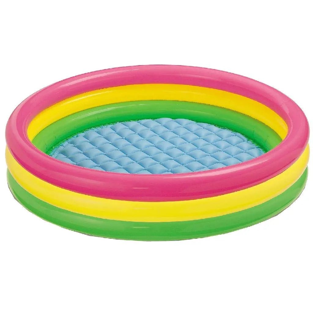 Sunset Glow Inflatable Rainbow Swimming Pool 58" x 13" (57422)