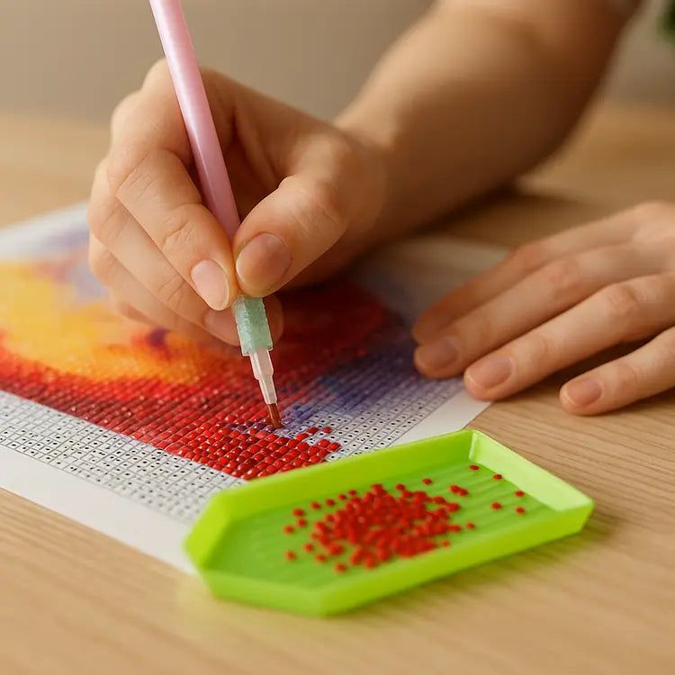 5D Diamond Painting Kit For Home Decoration (Random Designs)