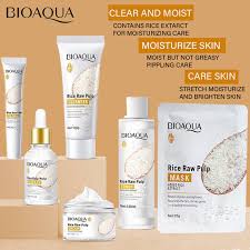 BIOAQUA Rice Raw Pulp Glow Moisturizing 6 Pcs Set BQY79713