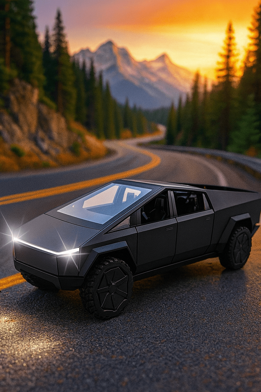 Cybertruck Diecast Car Toy Collection for Kids - 1 PC