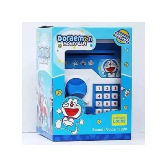 Piggy Bank ATM Password Unlock, Mini ATM Money Saving Box for Kids, Cartoon Safe Bank, Electronic Piggy Bank