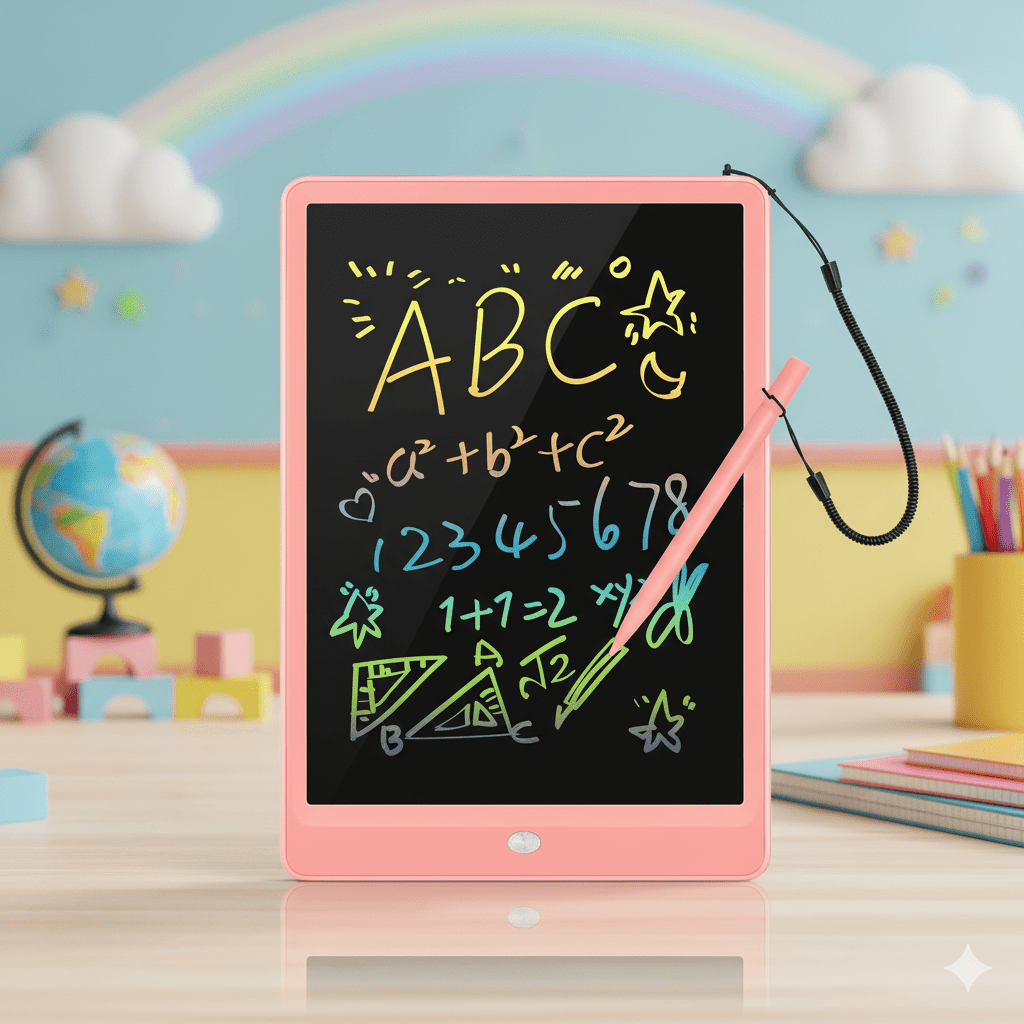 12" LCD Writing Tablet Multicolor Screen Writing Erasable Writing Board