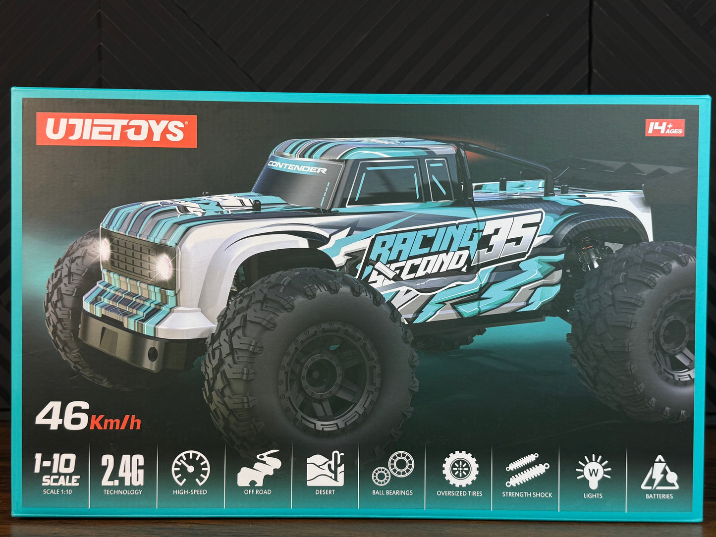 Monster RC Truck Off Road Racing Car Toy With High Speed 46km