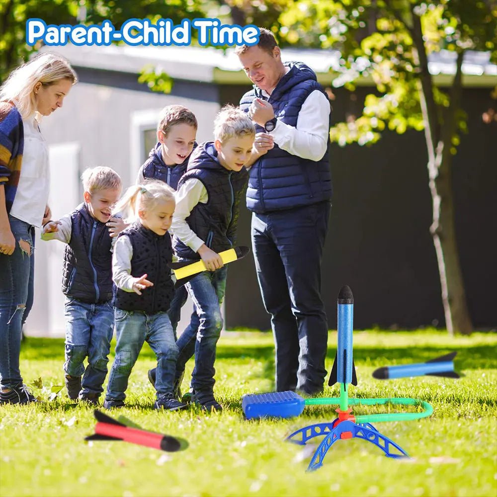 Outdoor Stomp Rocket Launcher Game for Kids