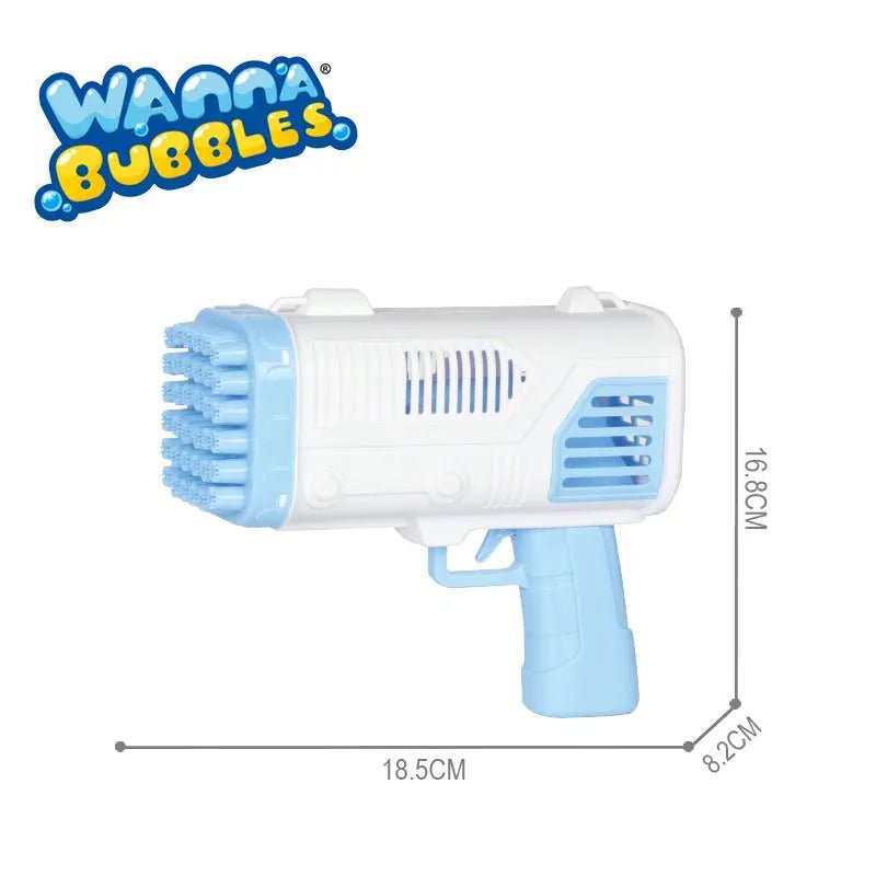 Space Rocket Bazooka Bubble Gun Electric Automatic Bubble Maker