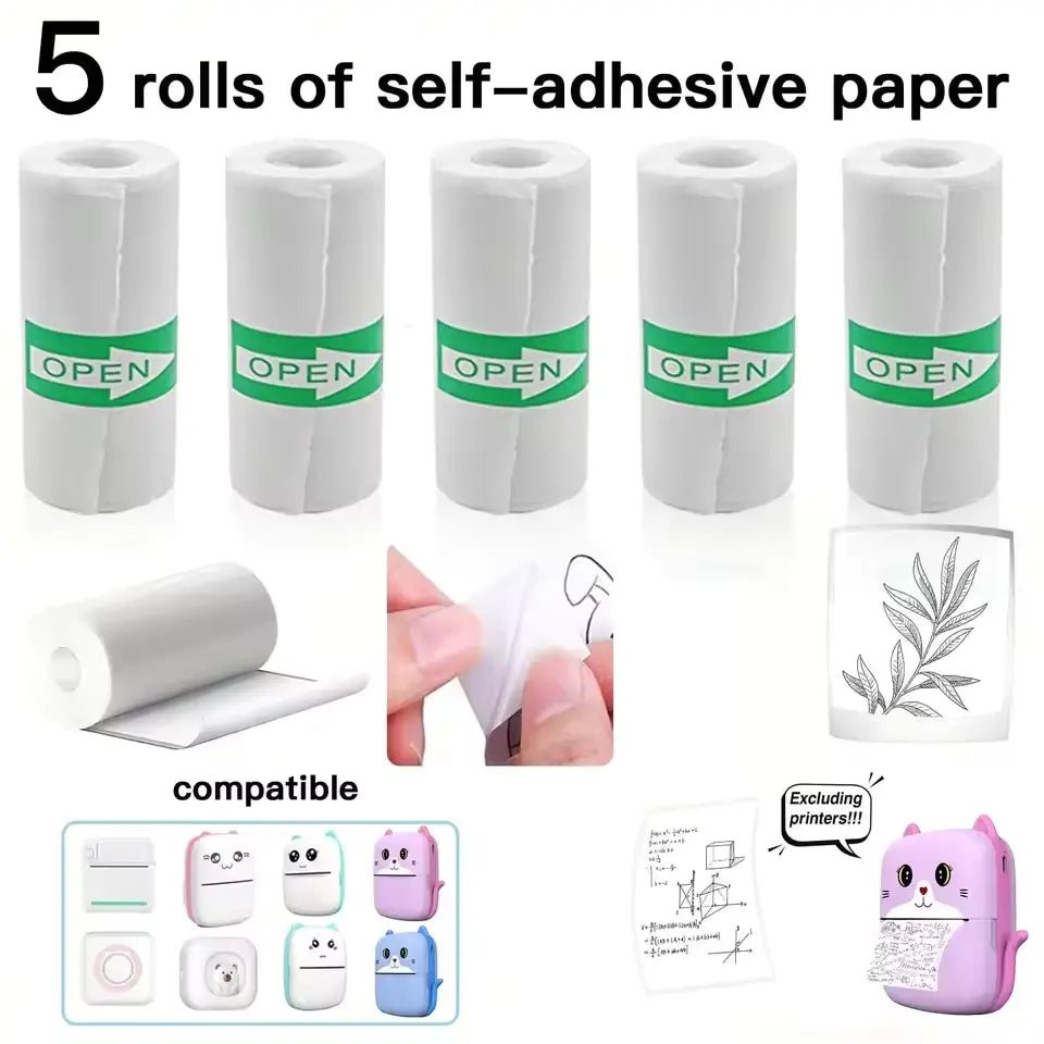 Thermal Portable Mini Printer Paper Roll