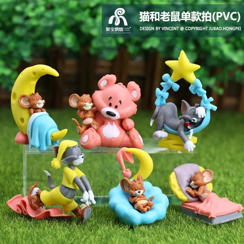 Tom and Jerry Cartoon Action Figures Model