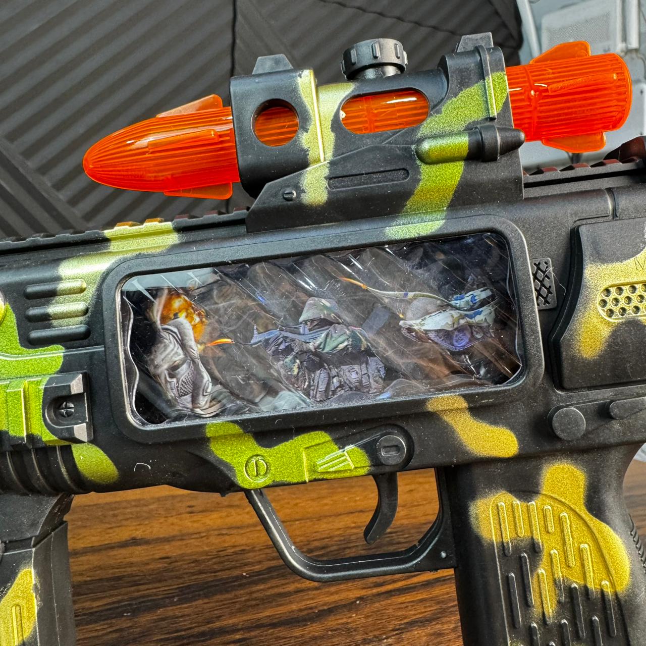 Camouflage Gun with Light and Music