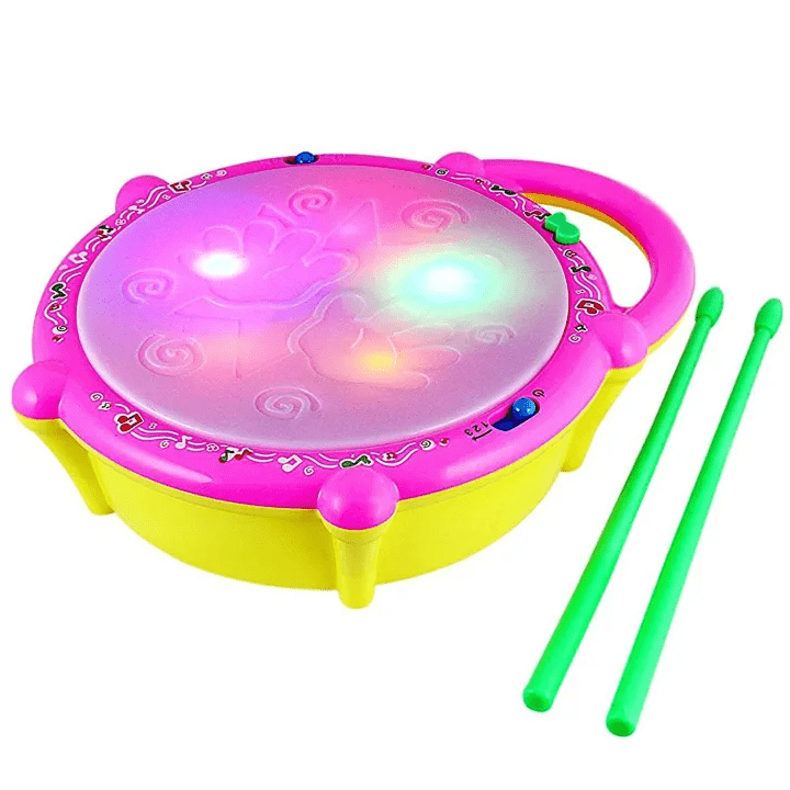 Musical Light Sound Flash Drum with Sticks