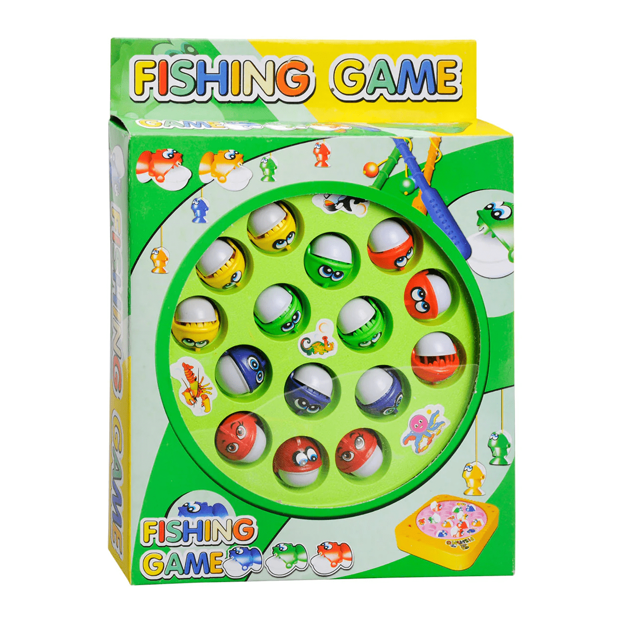 Battery-Operated Rotating Fishing Game Toy for Kids & Toddlers – 15 Fish