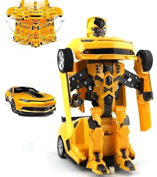 Transformer Robot Car Toy With Lights & Sound For Kids