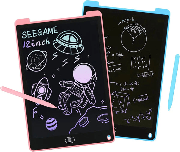 12" LCD Writing Tablet Multicolor Screen Writing Erasable Writing Board