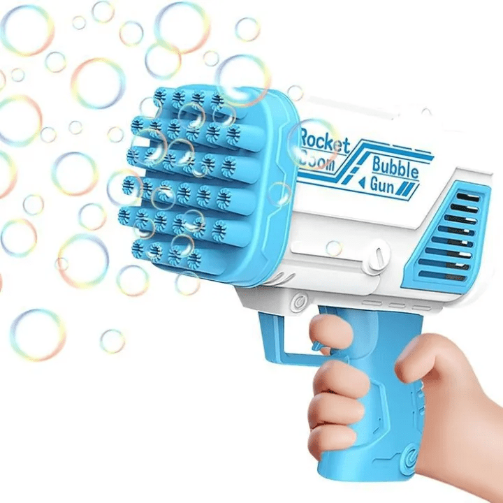 32 Hole Blue Bubble Gun