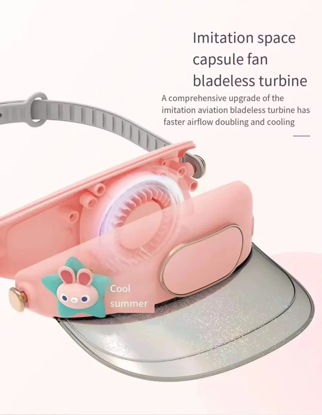 Sun Protector - Cute Hat with Cooling Fan