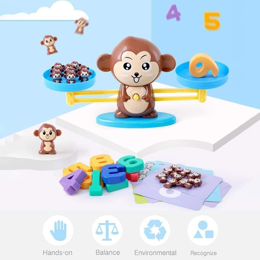 Weight Balance Learning Scale - Monkey Balance Game