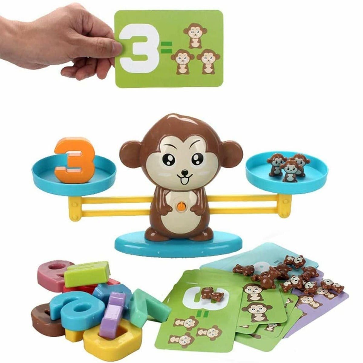 Weight Balance Learning Scale - Monkey Balance Game