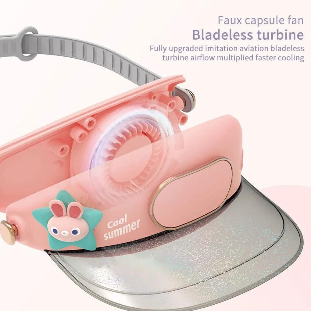 Sun Protector - Cute Hat with Cooling Fan